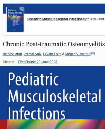 Yeni kitap bölümü / Chronic Post - traumatic Osteomyelitis