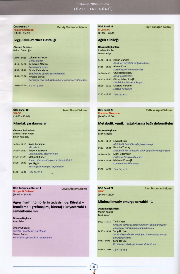 21. MİLLİ KONGRE 2009 — ilk sayfa