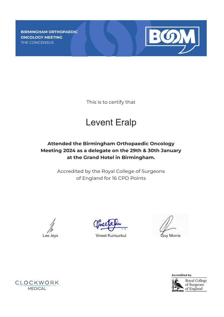 CertificateLevent Eralp — ilk sayfa