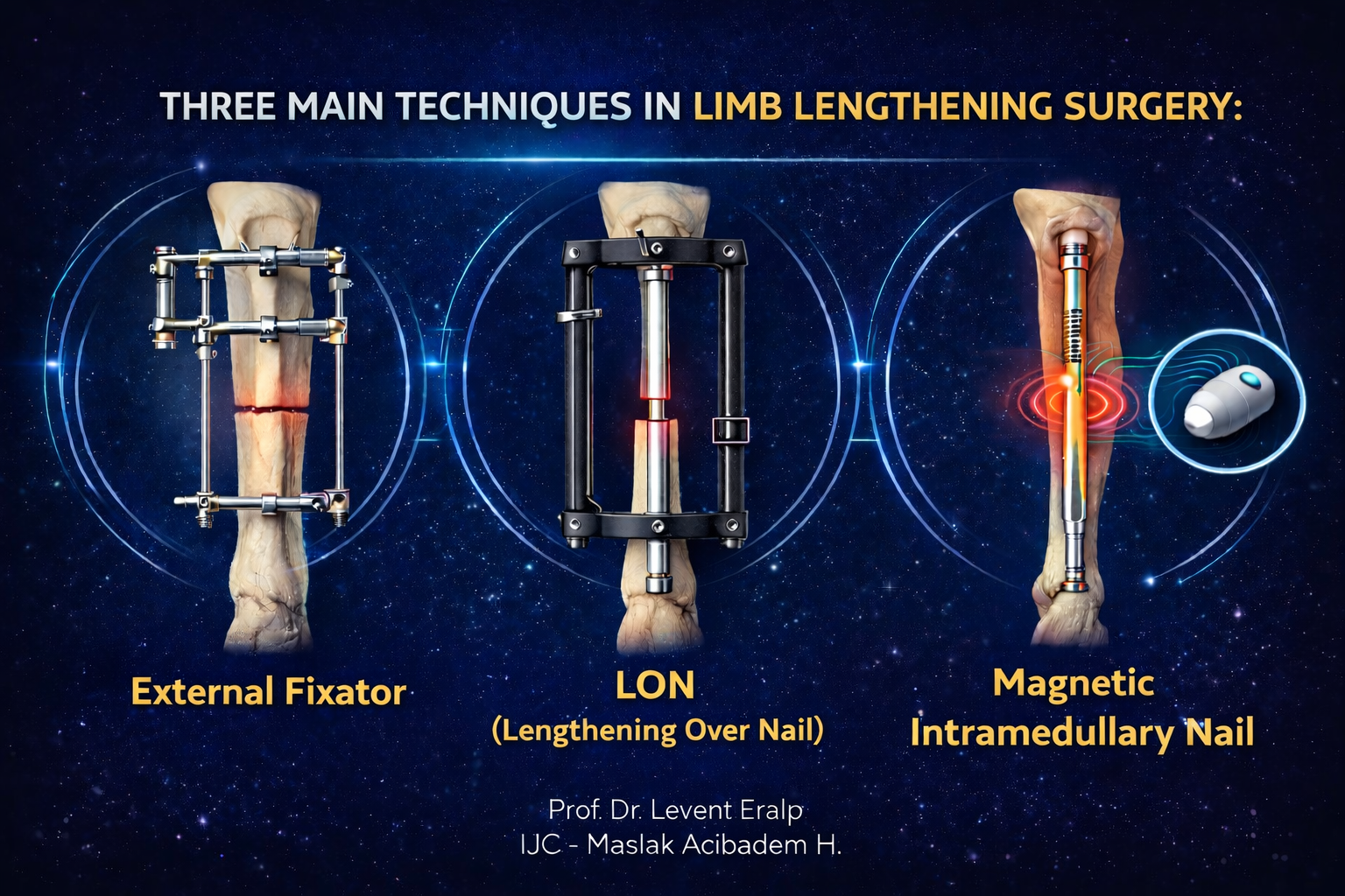 Three Main Techniques in Limb Lengthening Surgery