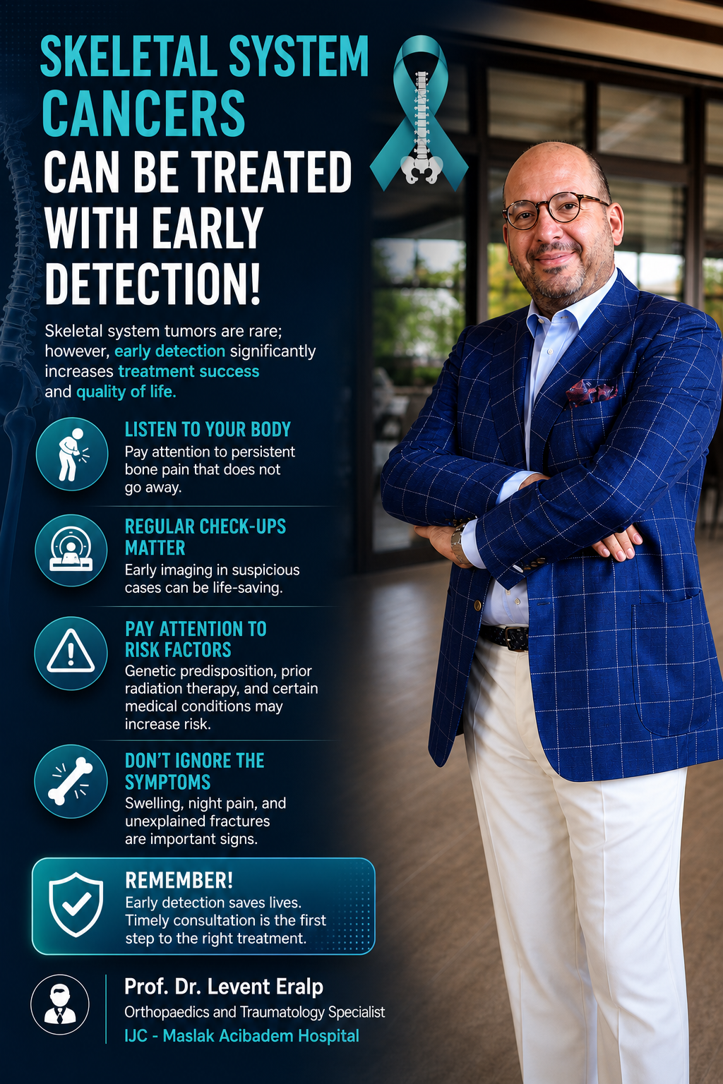 Skeletal System Cancers Can Be Treated with Early Detection